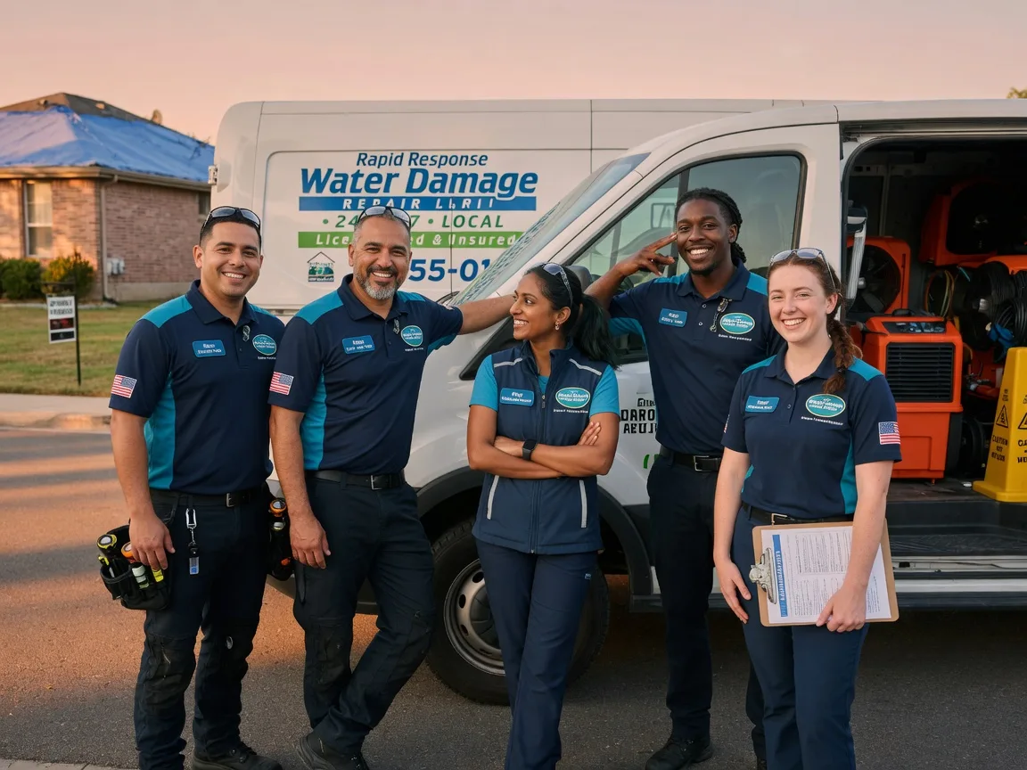 Water Damage Restoration company in Kirvin, TX