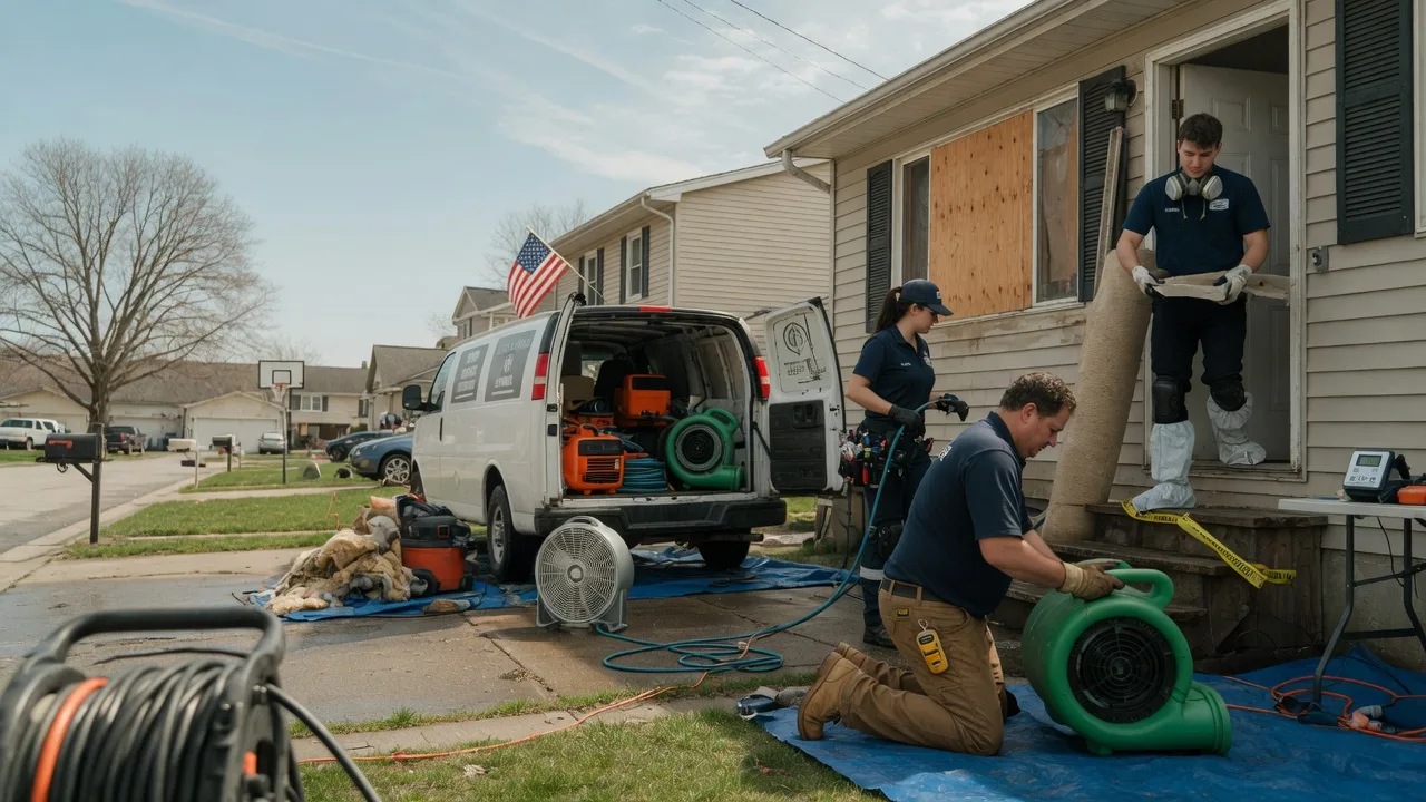 Water Damage Restoration in Kirvin, TX near me
